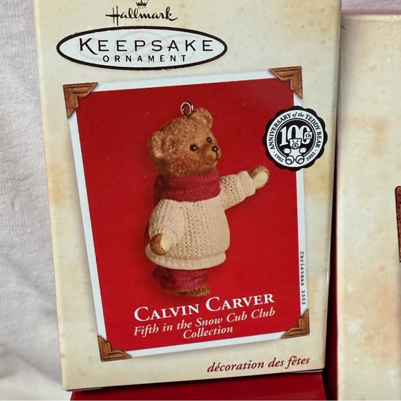 Hollyday Hill Snow Scene Hallmark Ornaments and display base - Picture 14 of 16